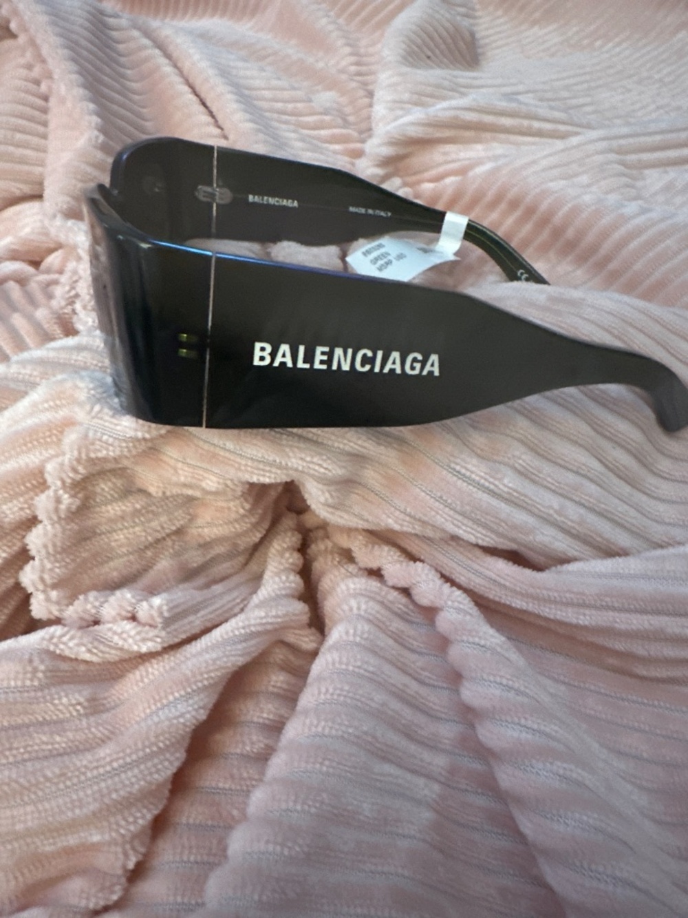 NWT BALENCIAGA SUNGLASSES DARK GREEN - Picture 3 of 9